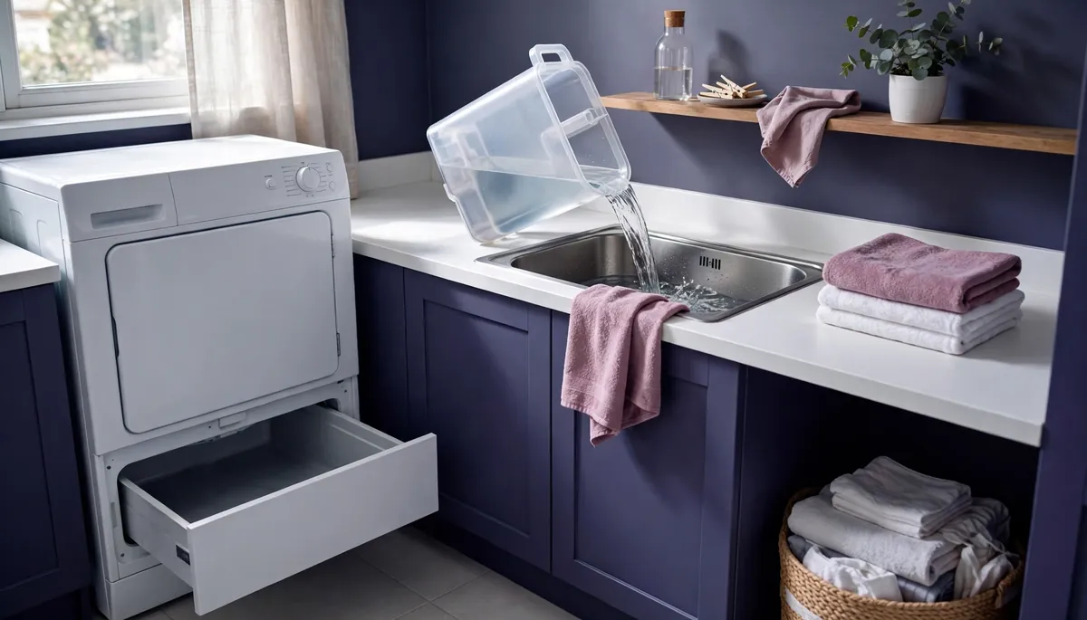Bac de condensation du sèche-linge : à quoi sert-il et comment le vider ?