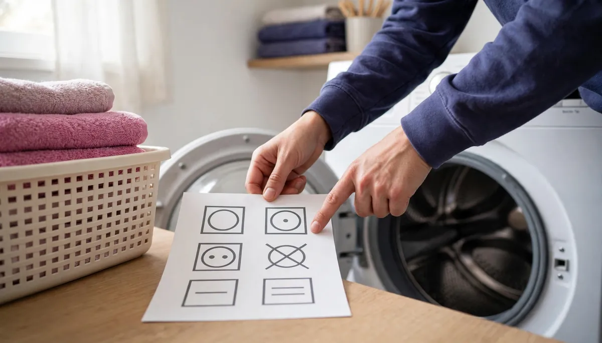 Que signifient les symboles du sèche-linge ?